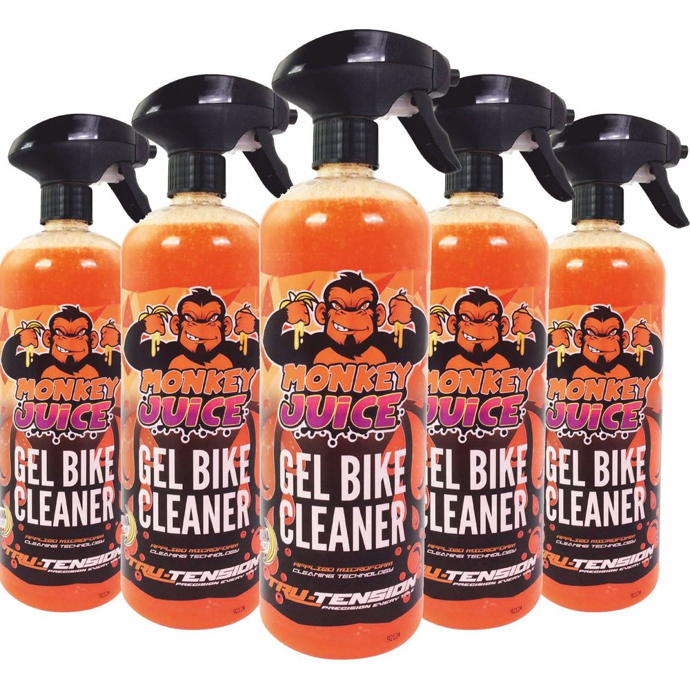 Tru-Tension Monkey Juice Gel Bike Cleaner - Pack of 6 FREE 1 YEAR Returns, FREE UK Delivery | ThrottleChimp