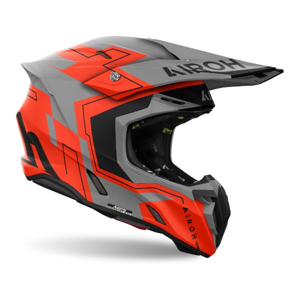 Airoh Twist 3 Dizzy MX Helmet Matt Fluo Orange FREE 1 YEAR Returns, FREE UK Delivery | ThrottleChimp