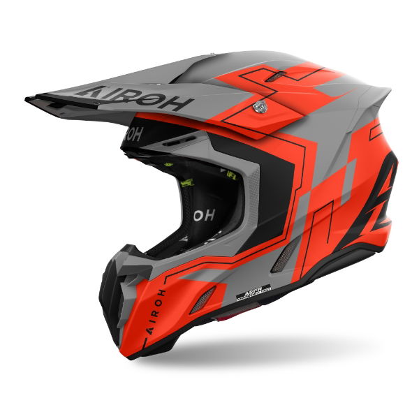 Airoh Twist 3 Dizzy MX Helmet Matt Fluo Orange FREE 1 YEAR Returns, FREE UK Delivery | ThrottleChimp