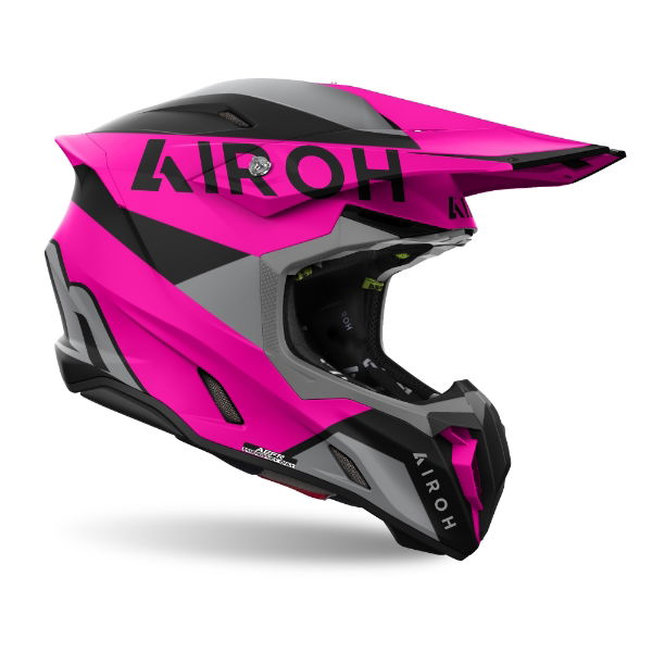 Airoh Twist 3 King MX Helmet Matt Pink FREE 1 YEAR Returns, FREE UK Delivery | ThrottleChimp