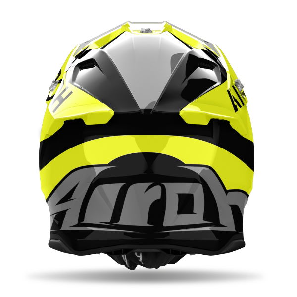 Airoh Twist 3 King MX Helmet Gloss Yellow FREE 1 YEAR Returns, FREE UK Delivery | ThrottleChimp