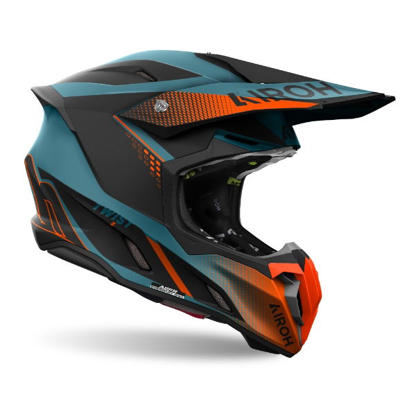 Airoh Twist 3 Shard MX Helmet Matt Orange FREE 1 YEAR Returns, FREE UK Delivery | ThrottleChimp