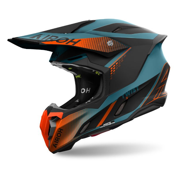 Airoh Twist 3 Shard MX Helmet Matt Orange FREE 1 YEAR Returns, FREE UK Delivery | ThrottleChimp