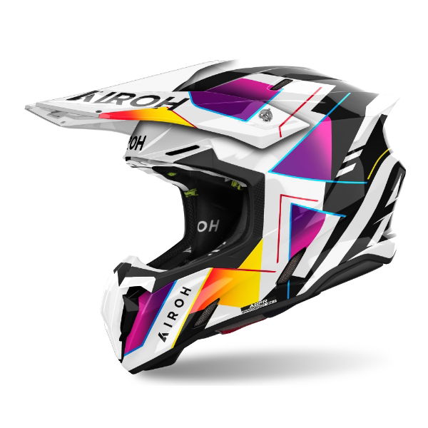 Airoh Twist 3 MX Helmet Gloss Rainbow FREE 1 YEAR Returns, FREE UK Delivery | ThrottleChimp