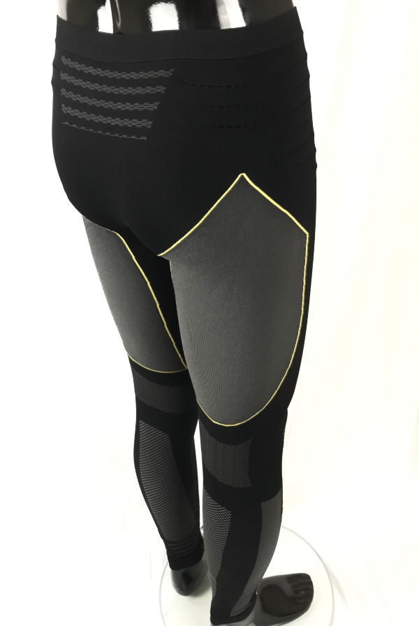 Forcefield Tech 3 Base Layer Trouser Black / Yellow FREE 1 YEAR Returns, FREE UK Delivery | ThrottleChimp