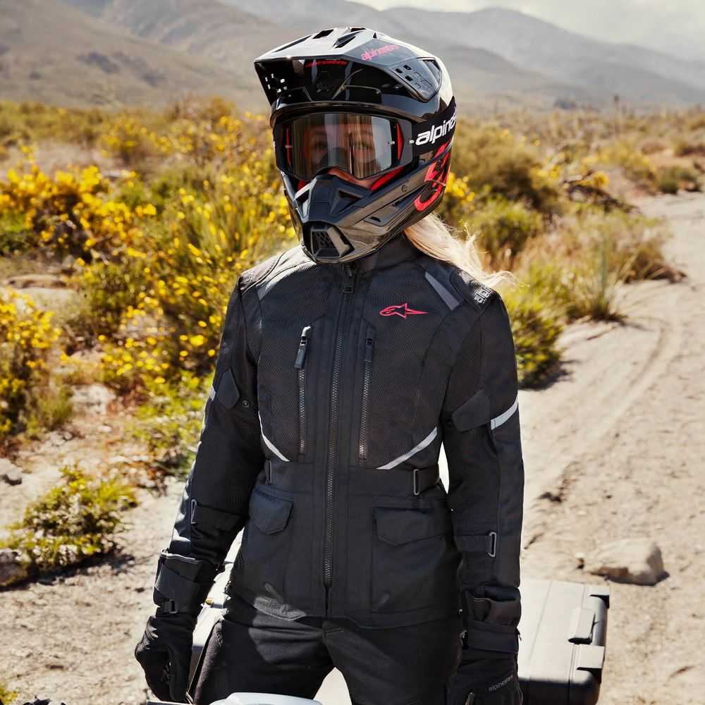 Alpinestars Stella Andes Air Drystar Ladies Jacket Black (Image 3) - ThrottleChimp