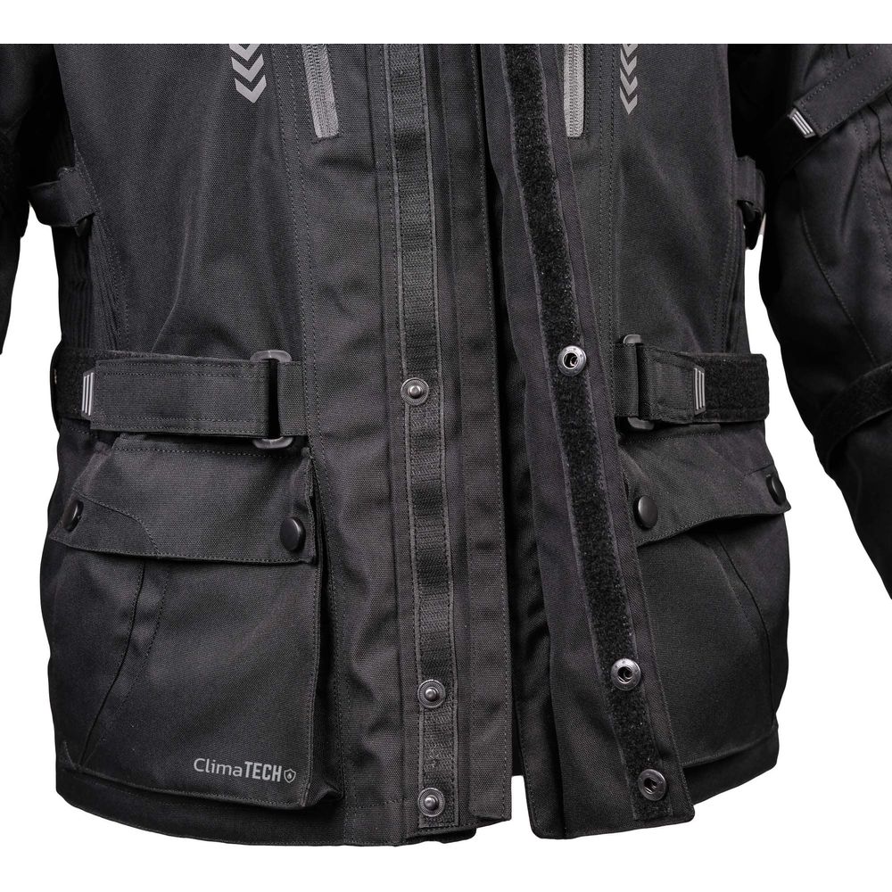 Bike It Triple Black Waterproof Adventure Jacket Black (Image 10) - ThrottleChimp