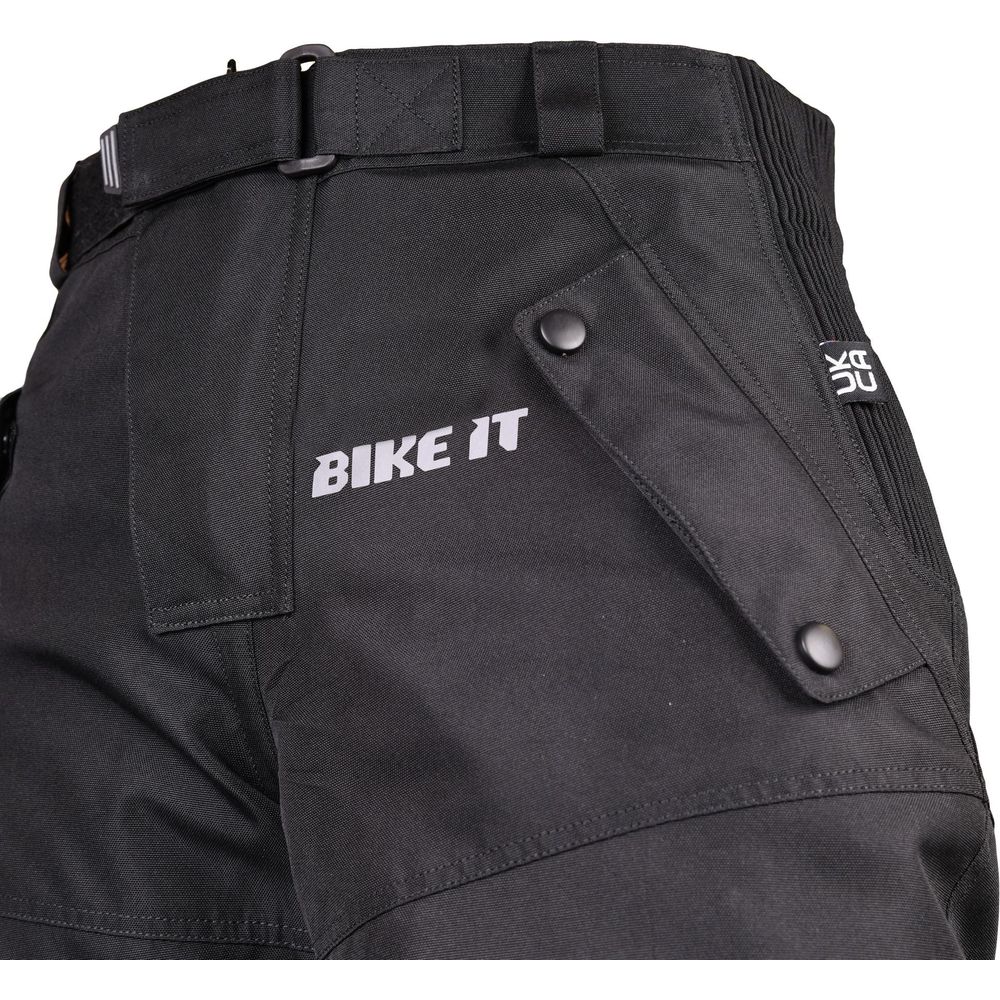 Bike It Triple Black Ultimate Adventure Waterproof Trouser Black (Image 5) - ThrottleChimp