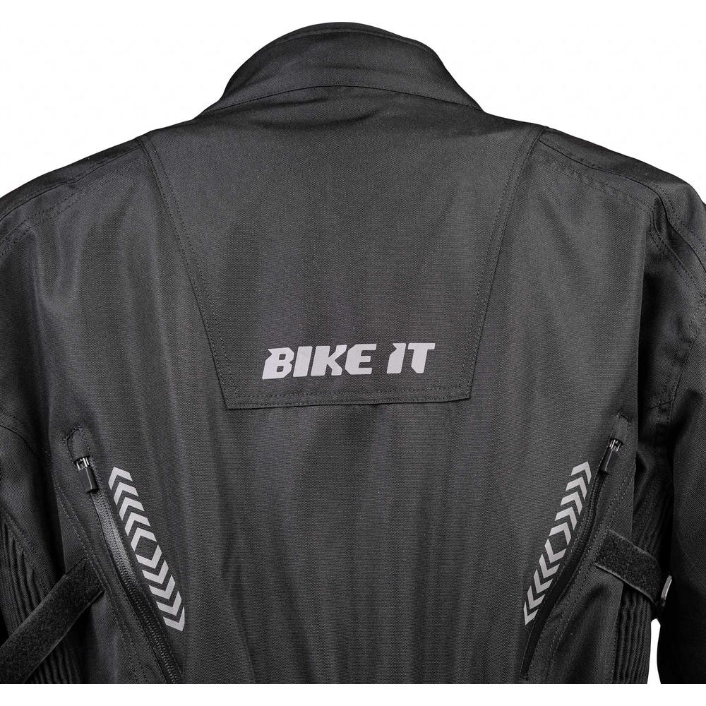 Bike It Triple Black Waterproof Adventure Jacket Black (Image 7) - ThrottleChimp