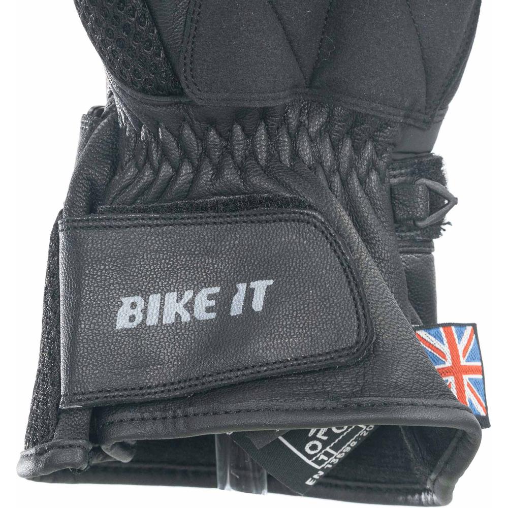 Bike It Triple Black Air Summer Gloves Black (Image 4) - ThrottleChimp