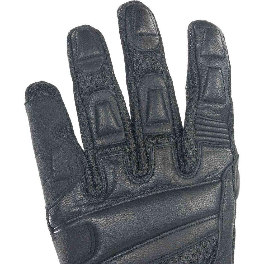 Bike It Triple Black Air Summer Gloves Black (Image 3) - ThrottleChimp