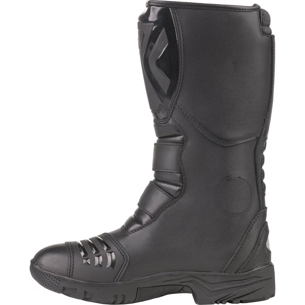 Bike It Triple-Black Motorcycle Adventure Boots Black (Image 5) - ThrottleChimp