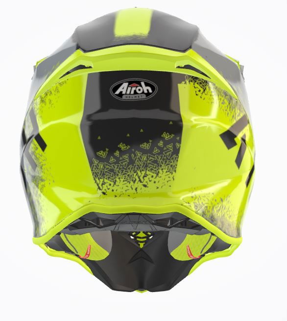 Airoh Twist 2.0 Bit MX Helmet Gloss Yellow FREE 1 YEAR Returns, FREE UK Delivery | ThrottleChimp