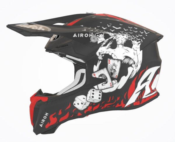 Airoh Twist 2.0 MX Helmet Matt Hell FREE 1 YEAR Returns, FREE UK Delivery | ThrottleChimp