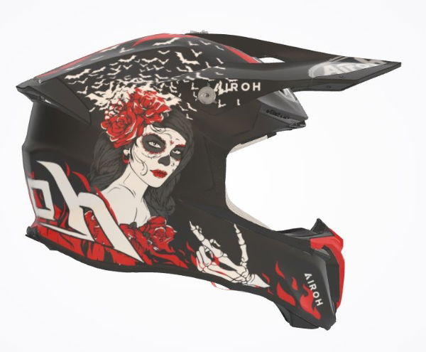 Airoh Twist 2.0 MX Helmet Matt Hell FREE 1 YEAR Returns, FREE UK Delivery | ThrottleChimp