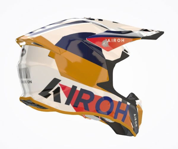 Airoh Twist 2.0 Lift MX Helmet Gloss White FREE 1 YEAR Returns, FREE UK Delivery | ThrottleChimp