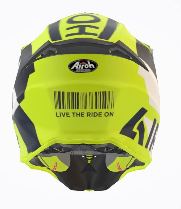 Airoh Twist 2.0 Lift MX Helmet Matt Yellow FREE 1 YEAR Returns, FREE UK Delivery | ThrottleChimp