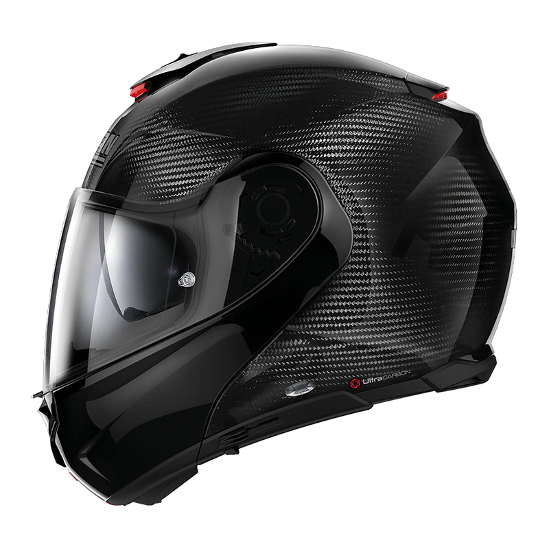 Nolan X-1005 Ultra Carbon Dyad N-Com Modular Flip-Up Helmet Gloss Carbon (Image 4) - ThrottleChimp