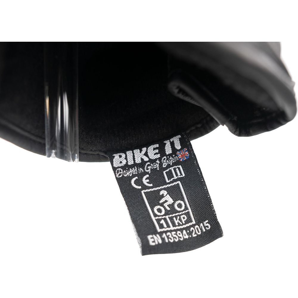 Bike It Ultimate Track UTG Leather Gloves Black (Image 9) - ThrottleChimp