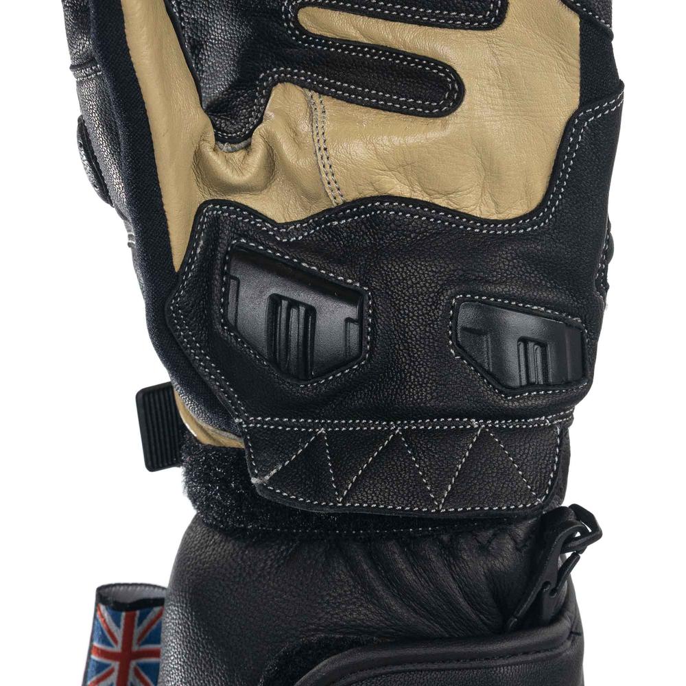 Bike It Ultimate Track UTG Leather Gloves Black (Image 6) - ThrottleChimp