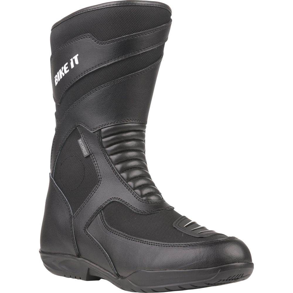 Bike It Veles Waterproof Motorcycle Boots Black (Image 3) - ThrottleChimp