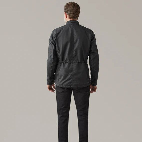 Belstaff Waymaster Technical Waxed Cotton Jacket Black (Image 4) - ThrottleChimp