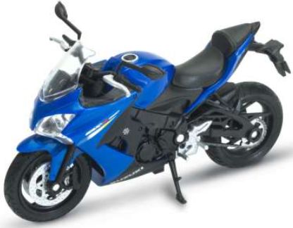 Welly Suzuki 2017 GSX-S1000F Blue / Black - 1:18 FREE 1 YEAR Returns, FREE UK Delivery | ThrottleChimp