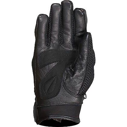 Weise Airflow Plus Leather Gloves Black / Black (Image 2) - ThrottleChimp