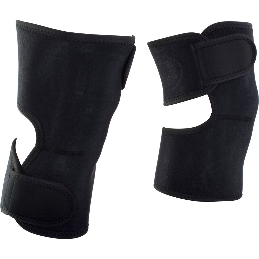 Bike It Neoprene Knee Warmers Velcro Fitting (Image 2) - ThrottleChimp