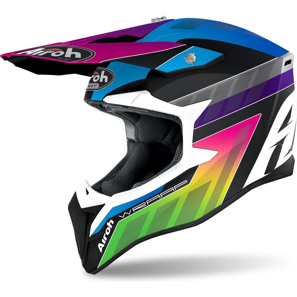 Airoh Wraap Youth Prism Motocross Helmet Multicolour - ThrottleChimp