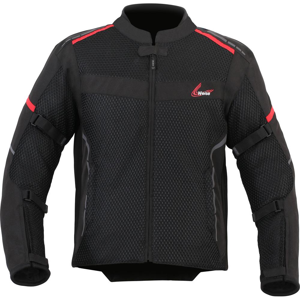 Weise Hive Mesh Textile Jacket Black (Image 2) - ThrottleChimp