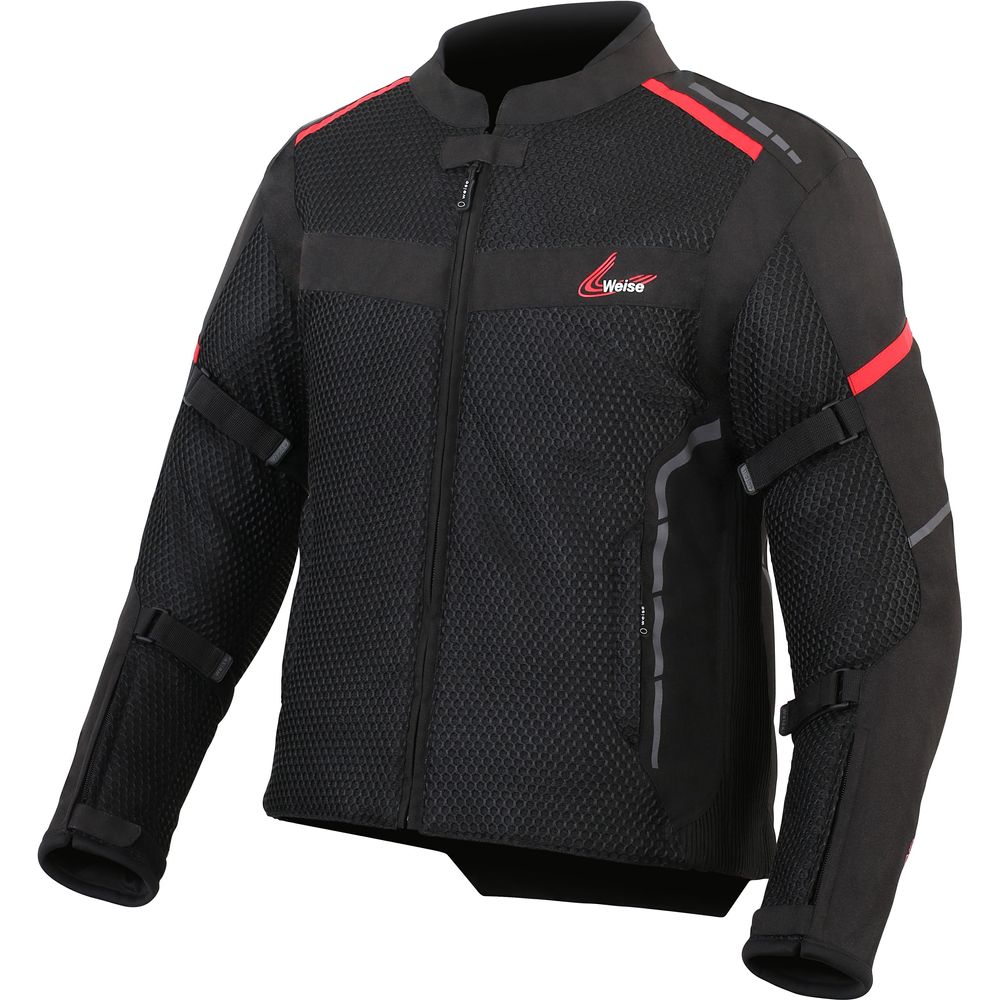 Weise Hive Mesh Textile Jacket Black (Image 3) - ThrottleChimp