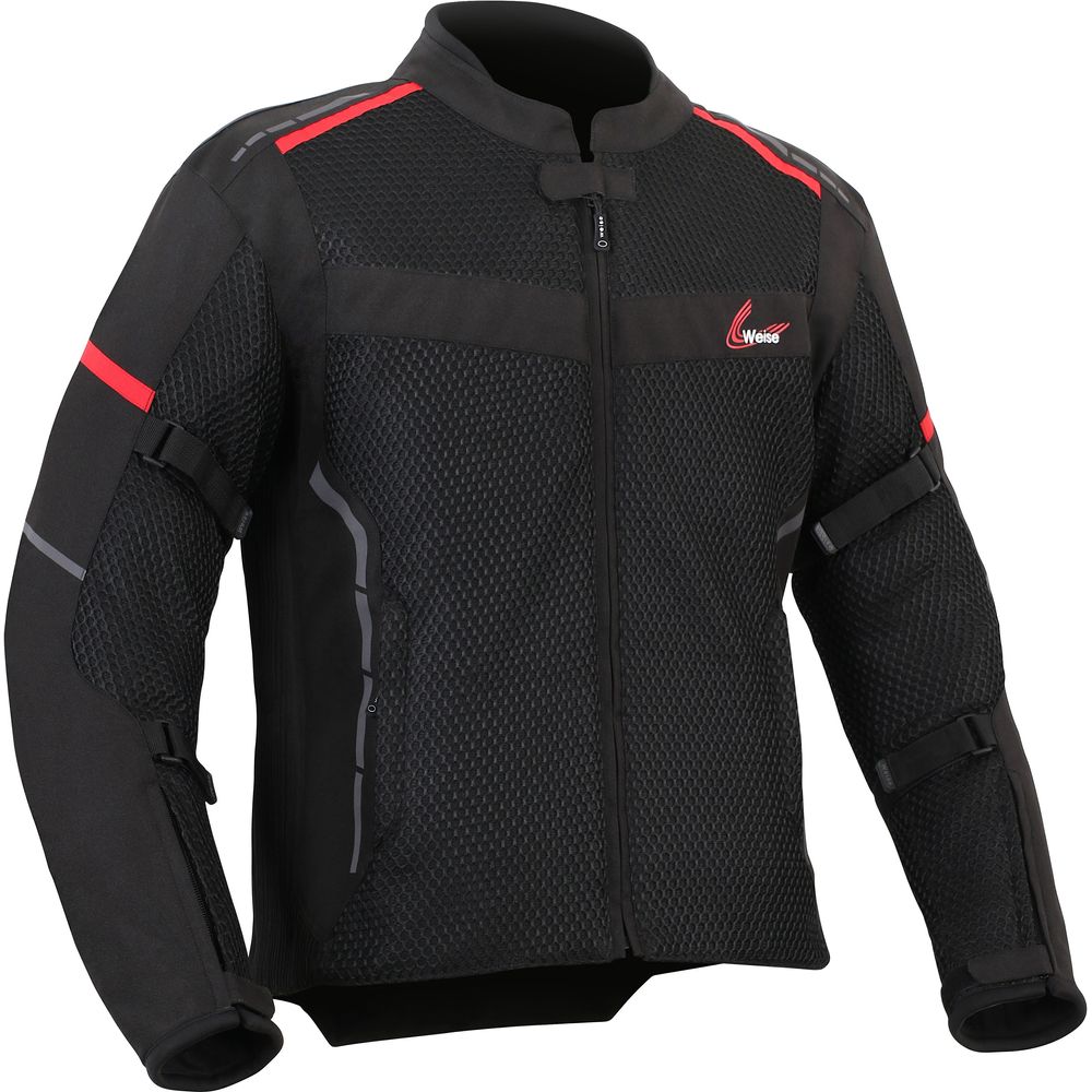 Weise Hive Mesh Textile Jacket Black - ThrottleChimp