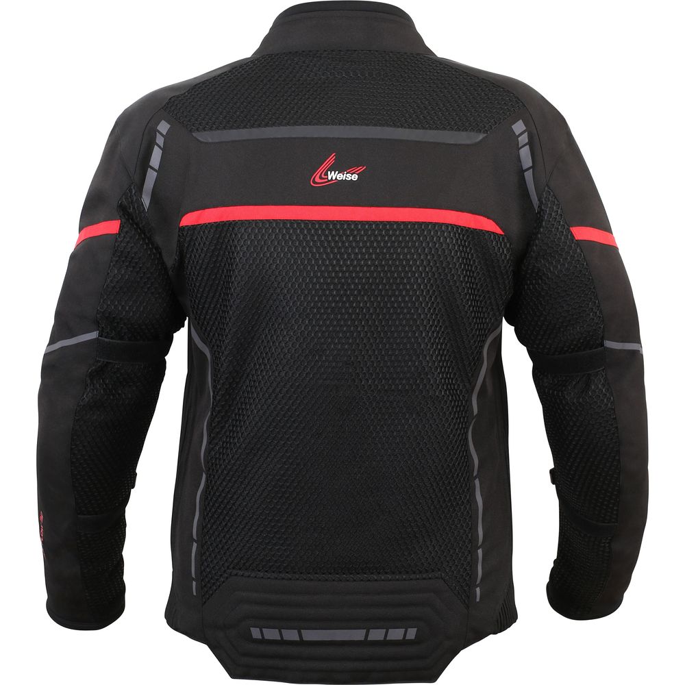 Weise Hive Mesh Textile Jacket Black (Image 4) - ThrottleChimp