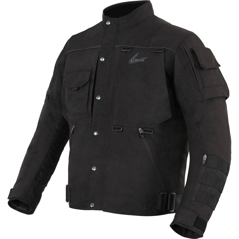 Weise Recon Textile Jacket Black (Image 4) - ThrottleChimp