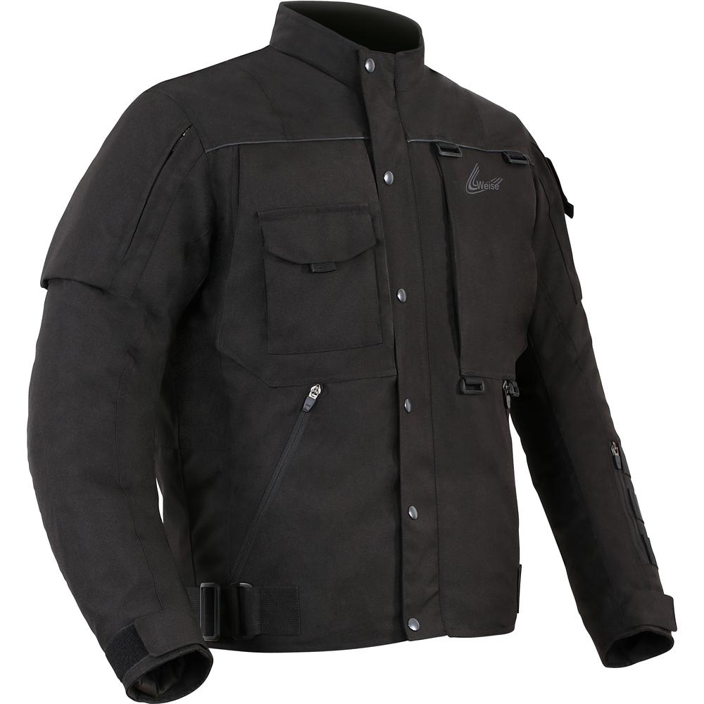 Weise Recon Textile Jacket Black FREE 1 YEAR Returns, FREE UK Delivery | ThrottleChimp