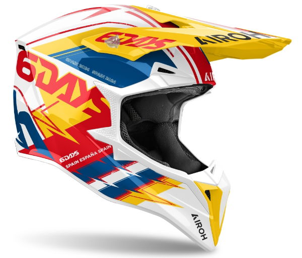 Airoh Wraaap Six Days 2024 Limited Edition MX Helmet  FREE 1 YEAR Returns, FREE UK Delivery | ThrottleChimp