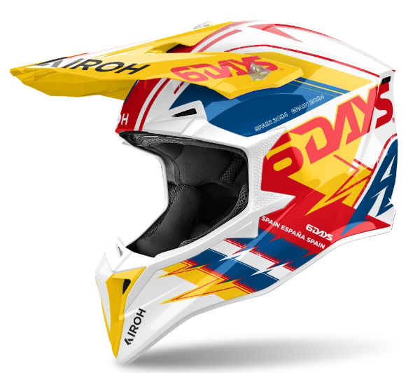 Airoh Wraaap Six Days 2024 Limited Edition MX Helmet  FREE 1 YEAR Returns, FREE UK Delivery | ThrottleChimp