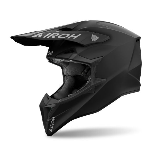 Airoh Wraaap Color MX Helmet Matt Black FREE 1 YEAR Returns, FREE UK Delivery | ThrottleChimp