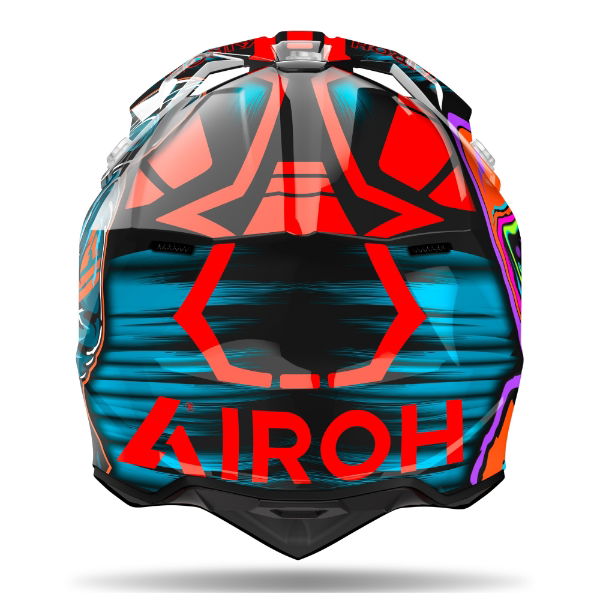 Airoh Wraaap Cyber MX Helmet Gloss Orange FREE 1 YEAR Returns, FREE UK Delivery | ThrottleChimp