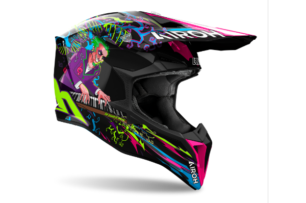 Airoh Wraaap MX Helmet Gloss Music FREE 1 YEAR Returns, FREE UK Delivery | ThrottleChimp