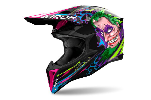 Airoh Wraaap MX Helmet Gloss Music FREE 1 YEAR Returns, FREE UK Delivery | ThrottleChimp