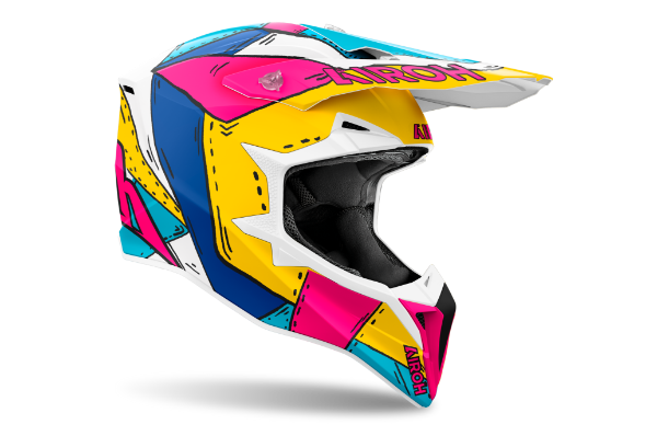 Airoh Wraaap MX Helmet Matt Paint FREE 1 YEAR Returns, FREE UK Delivery | ThrottleChimp