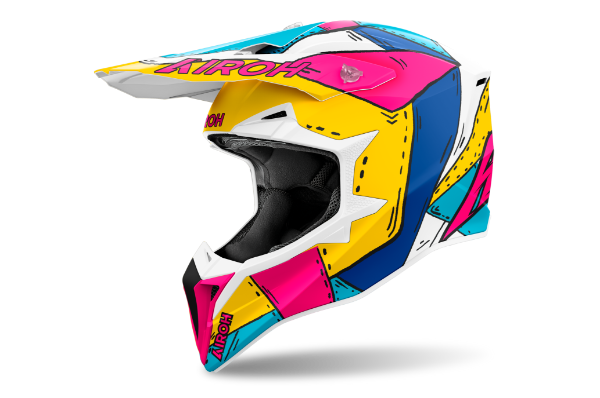 Airoh Wraaap MX Helmet Matt Paint FREE 1 YEAR Returns, FREE UK Delivery | ThrottleChimp