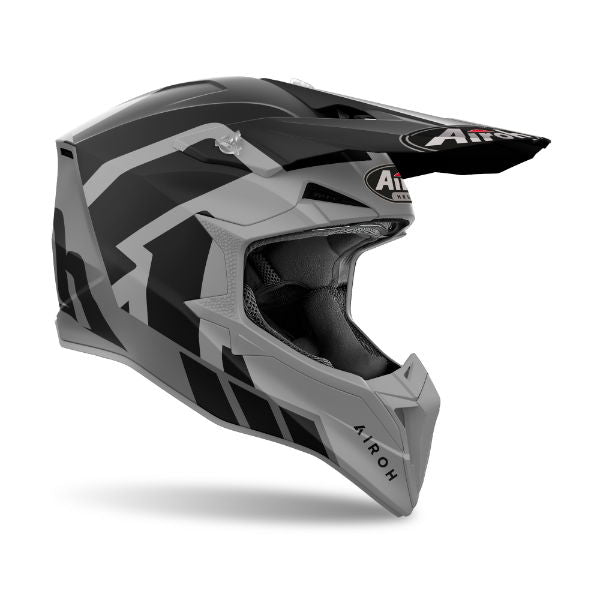 Airoh Wraaap Reloaded MX Helmet Matt Anthracite FREE 1 YEAR Returns, FREE UK Delivery | ThrottleChimp