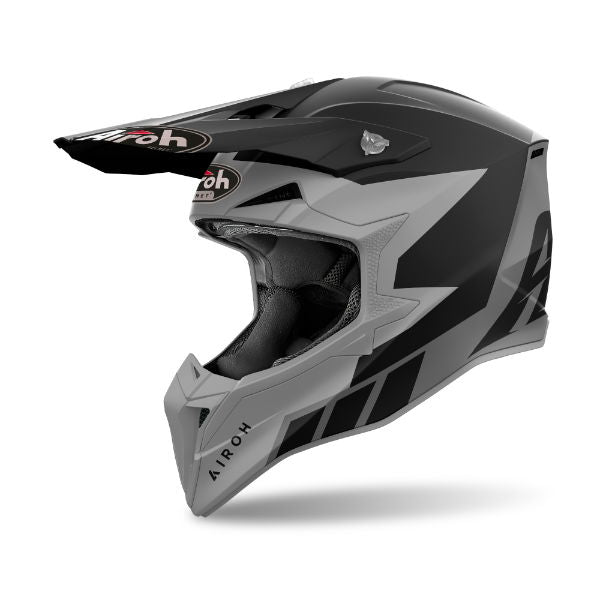 Airoh Wraaap Reloaded MX Helmet Matt Anthracite FREE 1 YEAR Returns, FREE UK Delivery | ThrottleChimp