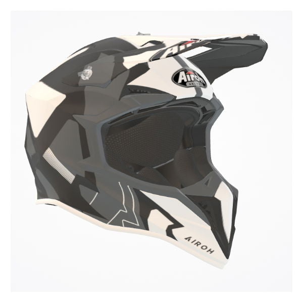 Airoh Wraap Raze MX Helmet Matt Black FREE 1 YEAR Returns, FREE UK Delivery | ThrottleChimp