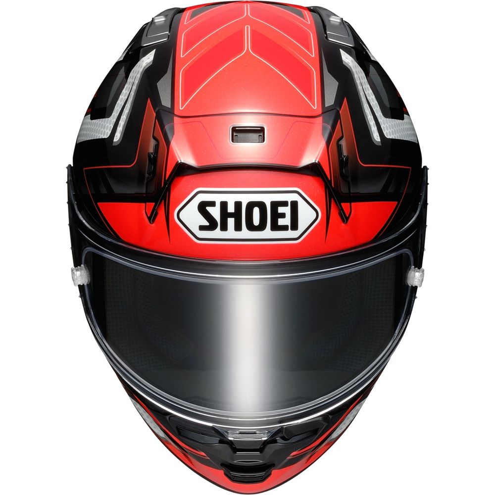 Shoei X-SPR Pro Escalate TC1 Full Face Helmet Red (Image 2) - ThrottleChimp