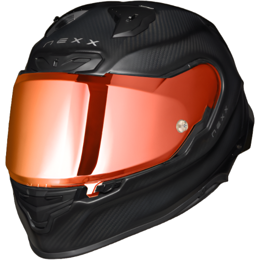 Nexx X.R3R Zero Pro 2 Full Face Helmet Matt Carbon / Red (Image 2) - ThrottleChimp