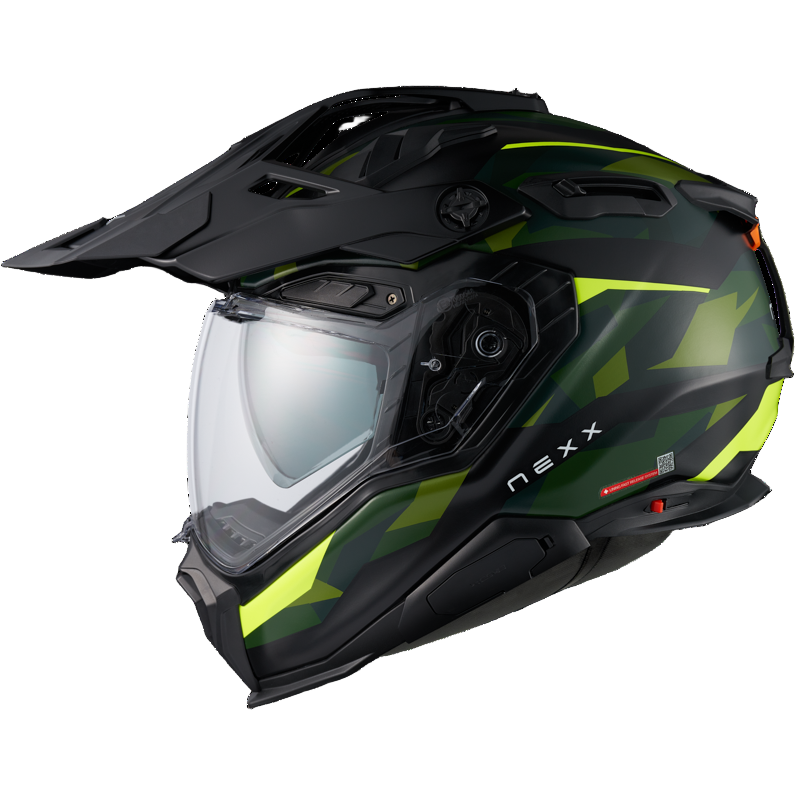 Nexx X.WED3 Trailmania Adventure Helmet Matt Grey / Neon (Image 5) - ThrottleChimp